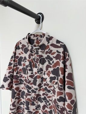 Men's Two Dove Short-Sleeve Camo Shirt